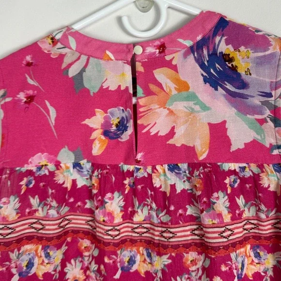 Anthropologie Vineet Bahl Roderiga Embroidered Blouse Womens Size Small Bohemian - Picture 8 of 15